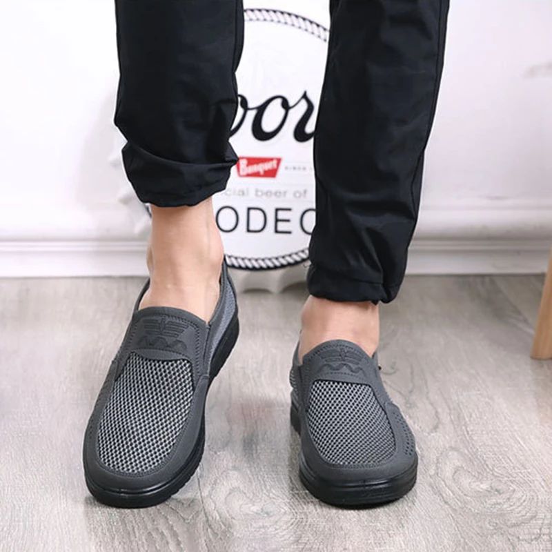 Thomas Miesten Slip-ons -kesäkengät - Musta