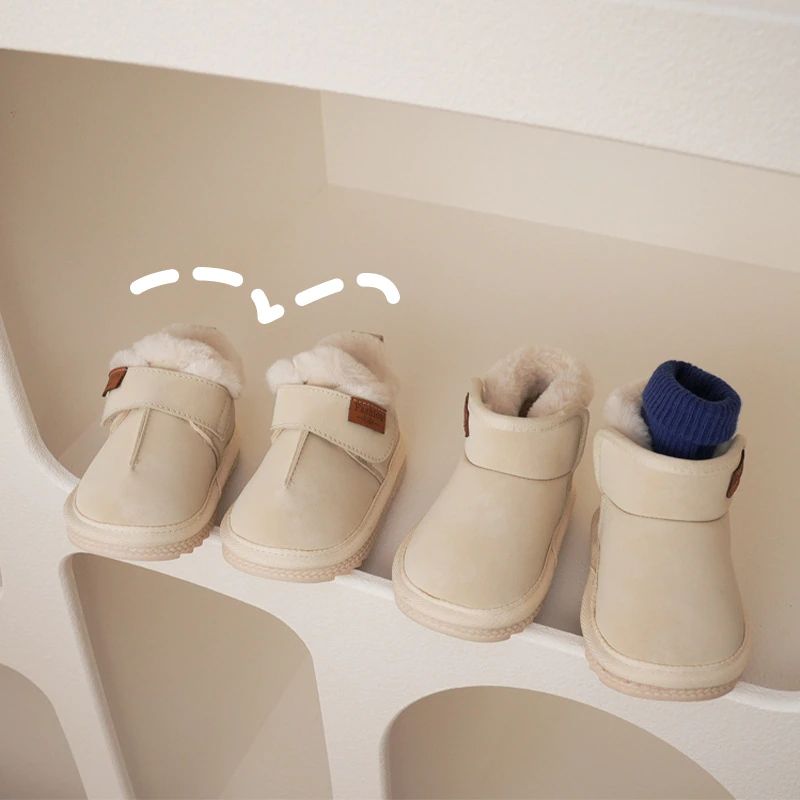 Timmy Baby Boysin Lumisaappaat - Beige Turkis