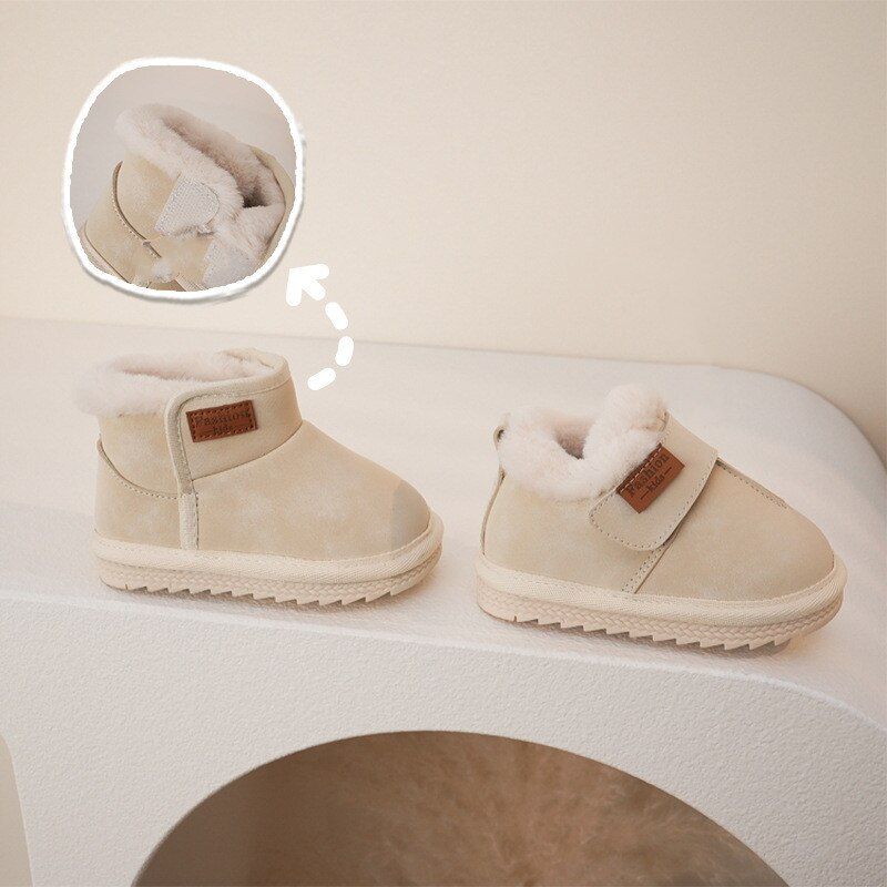 Timmy Baby Boysin Lumisaappaat - Beige Turkis