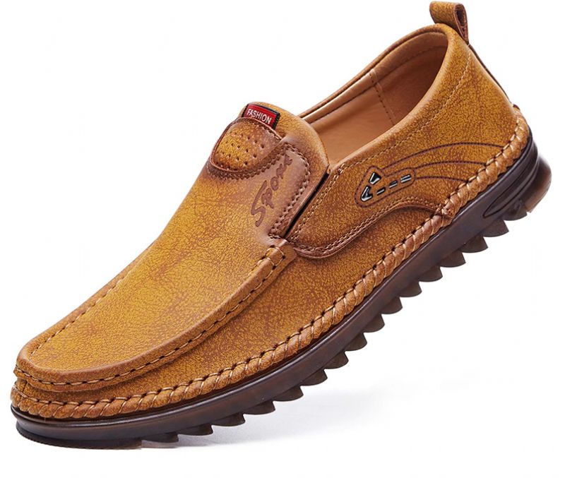 Timon Miesten Loafers Vapaa-ajan Kengät - Keltainen