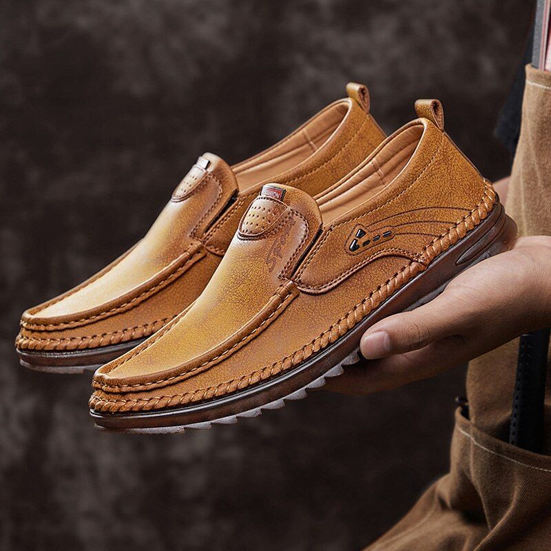 Timon Miesten Loafers Vapaa-ajan Kengät - Keltainen