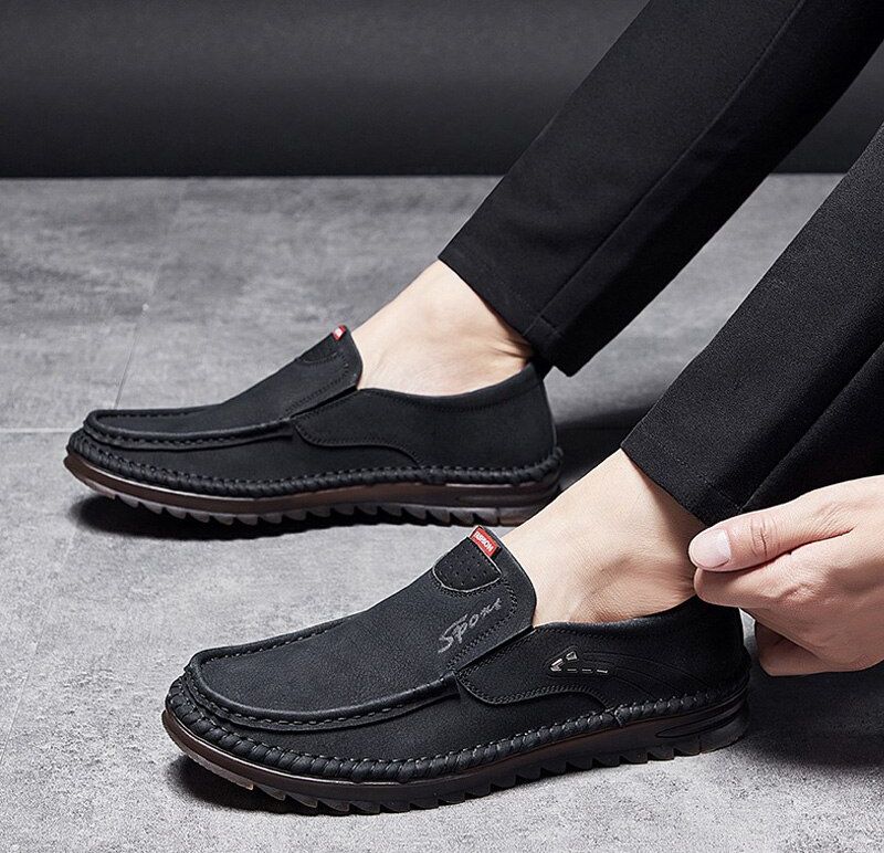 Timon Miesten Loafers Vapaa-ajan Kengät - Keltainen