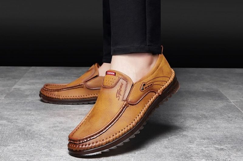 Timon Miesten Loafers Vapaa-ajan Kengät - Keltainen