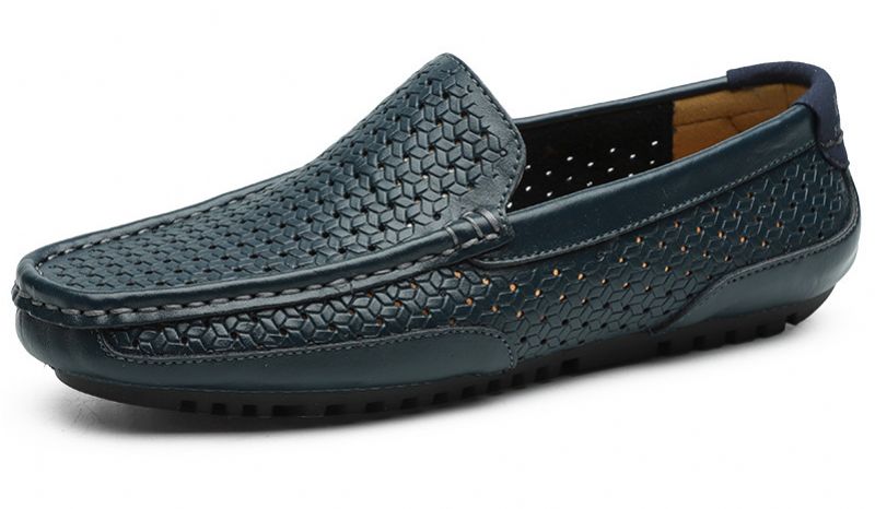 Valeriano Miesten Loafers Vapaa-ajan Kengät - Sininen