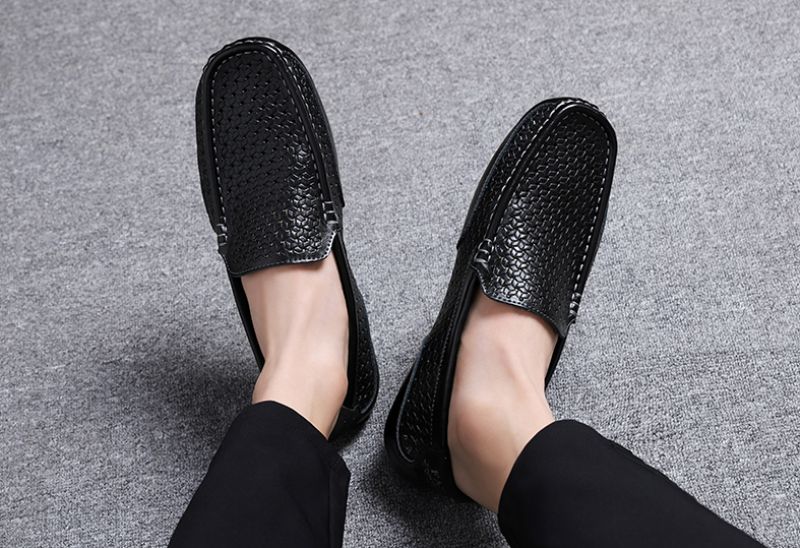 Valeriano Miesten Loafers Vapaa-ajan Kengät - Sininen
