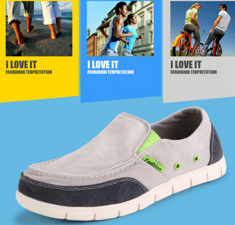 Vay Miesten Slip-on Sneaker - Valkoinen