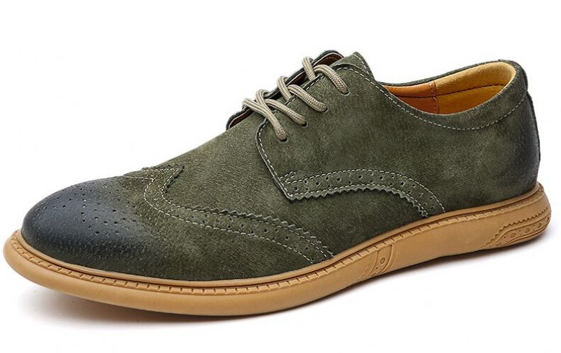 Veret Miesten Loafer Dress -kengät - Oliivi