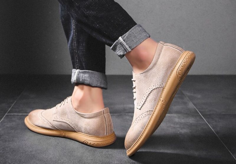 Veret Miesten Loafer Dress -kengät - Oliivi