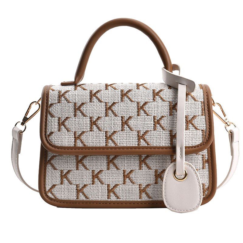 Vernon Naisten Lyhytkahvainen Crossbody Käsilaukku - Valkoinen Khakin Kanssa
