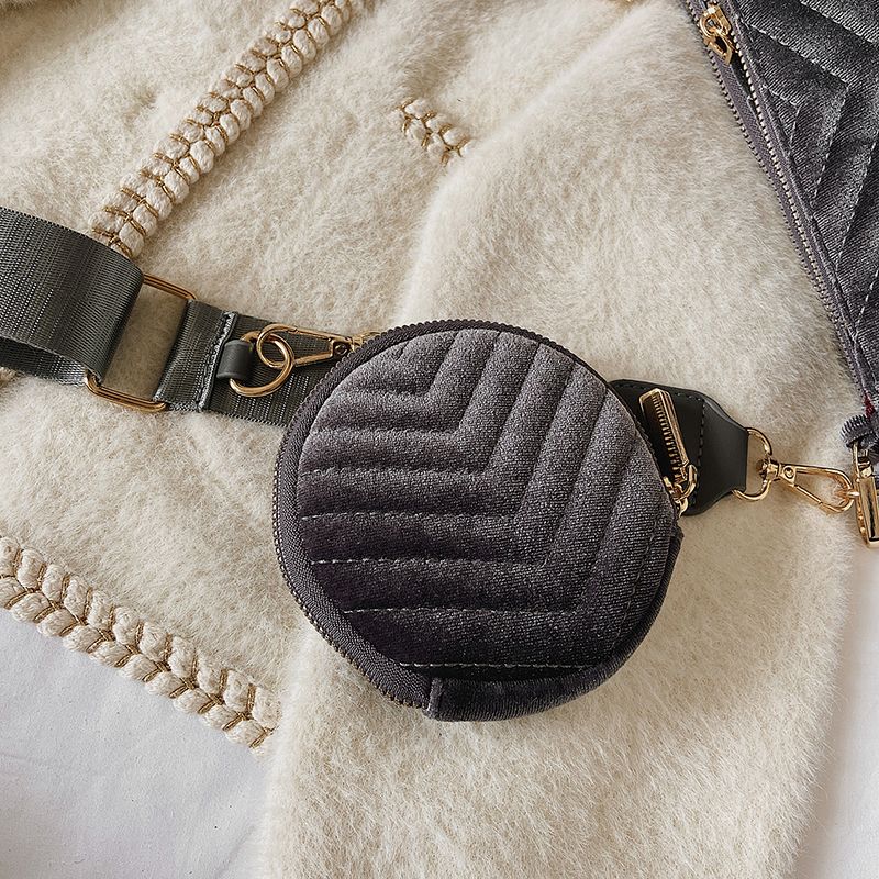 Vicenzon Naisten Pieni Samettinen Crossbody Käsilaukku - Vihreä