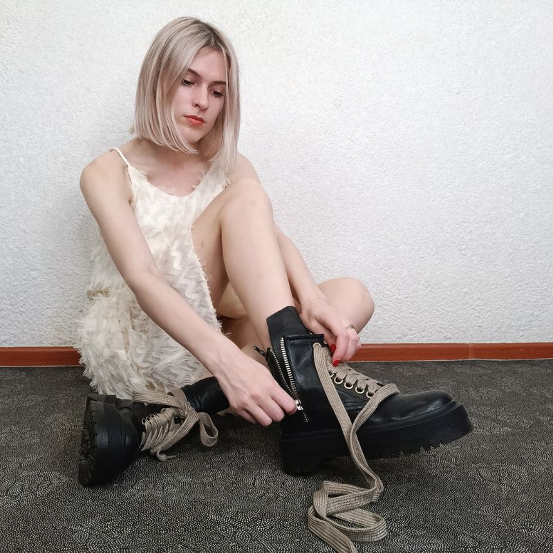 Vicky Naisten Nauhalliset Nilkkurit - Ruskea No Fur