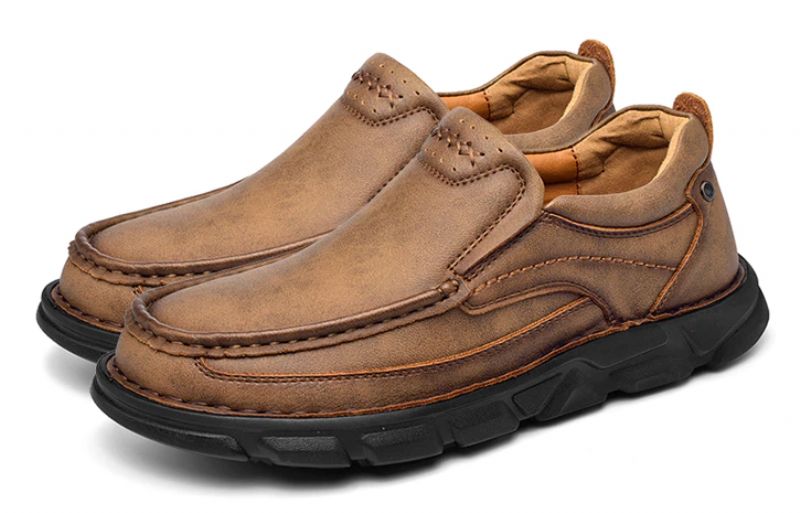 Vidal Miesten Loafers Vapaa-ajan Kengät - Ruskea