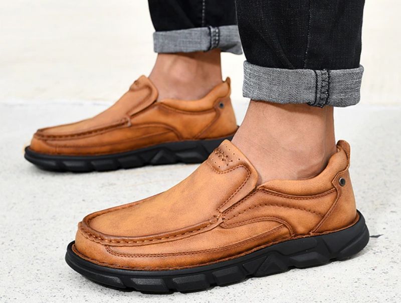 Vidal Miesten Loafers Vapaa-ajan Kengät - Ruskea