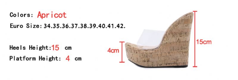 Vilma Wedges - Aprikoosi