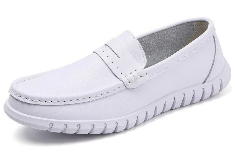 Viltrum Miesten Loafers -ylelliset Kengät - Valkoinen