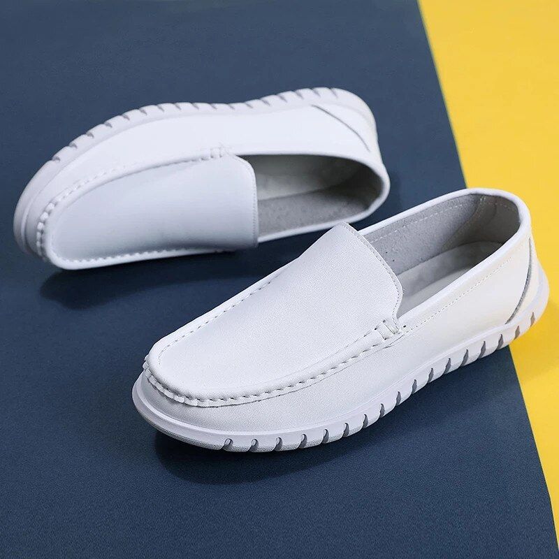 Viltrum Miesten Loafers -ylelliset Kengät - Valkoinen