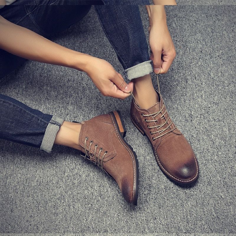 Vitelio Miesten Chukka Boot - Ruskea