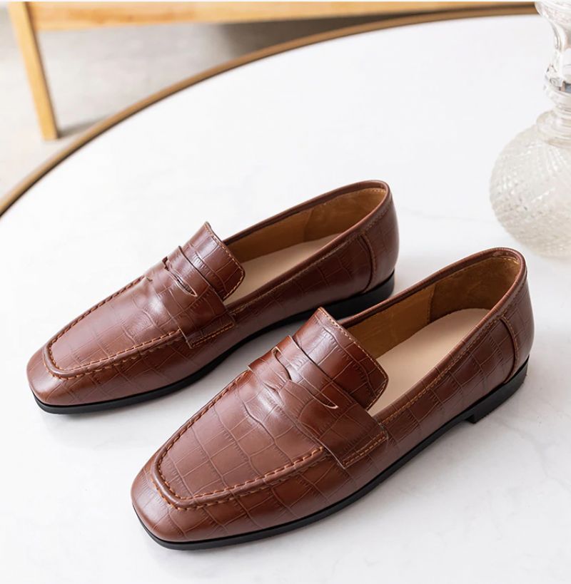 Volga Loaferit - Ruskea