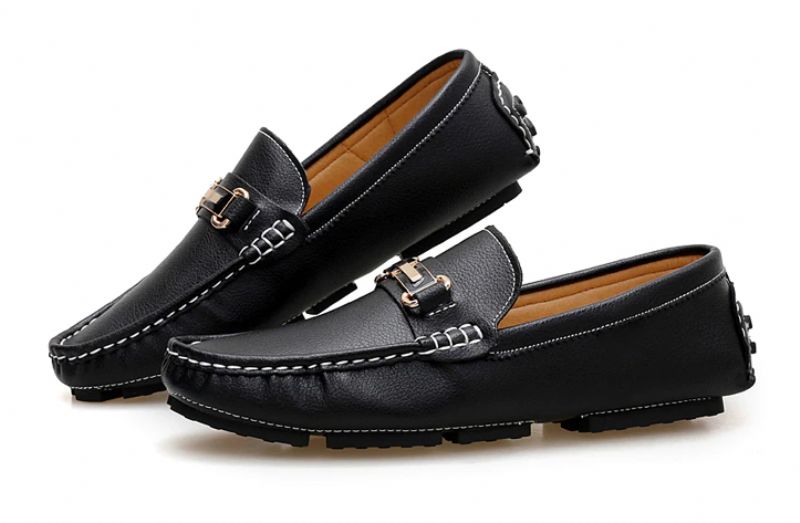 Walker Miesten Loafers -muotikengät - Musta