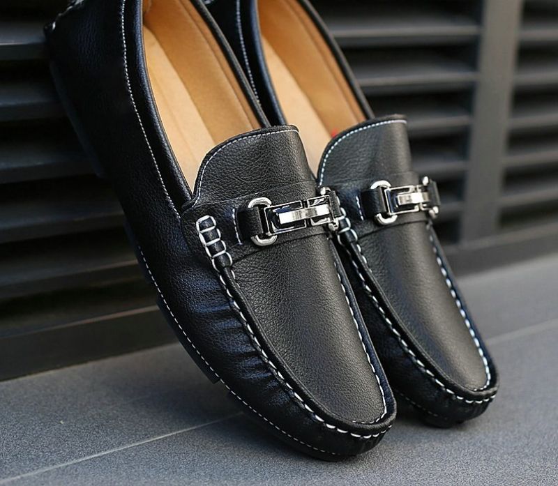 Walker Miesten Loafers -muotikengät - Musta