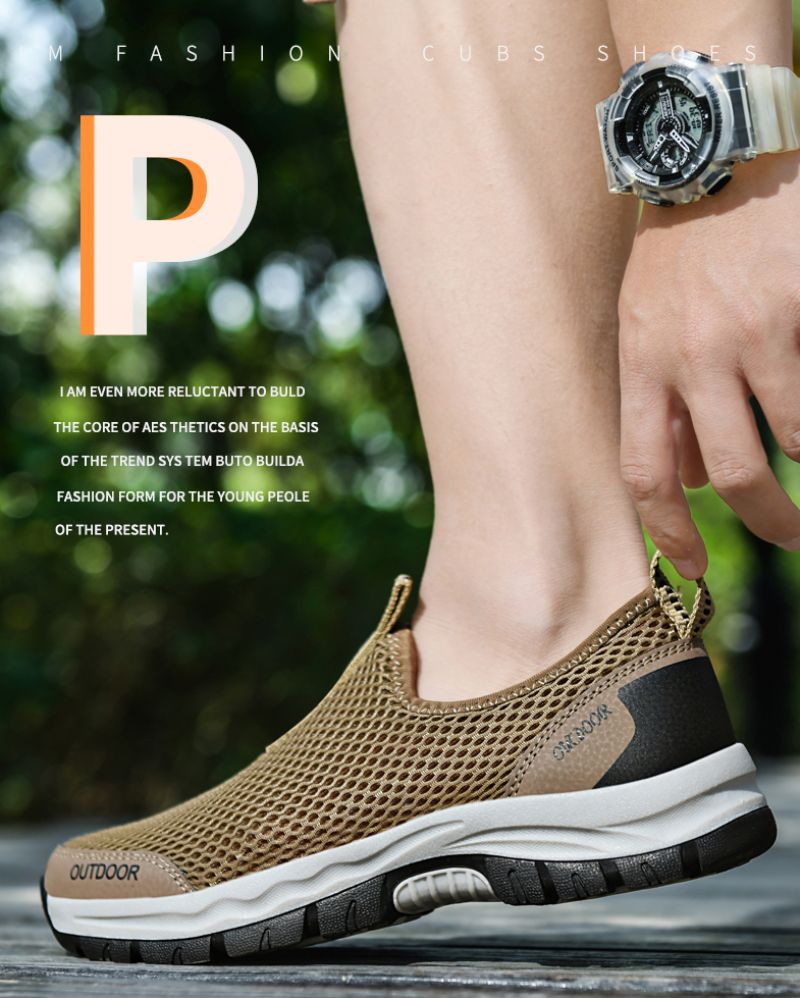 Will Miesten Slip-on Sneaker - Khaki