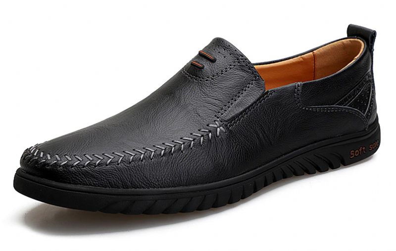 Wyatt Miesten Loafers Vapaa-ajan Kengät - Musta