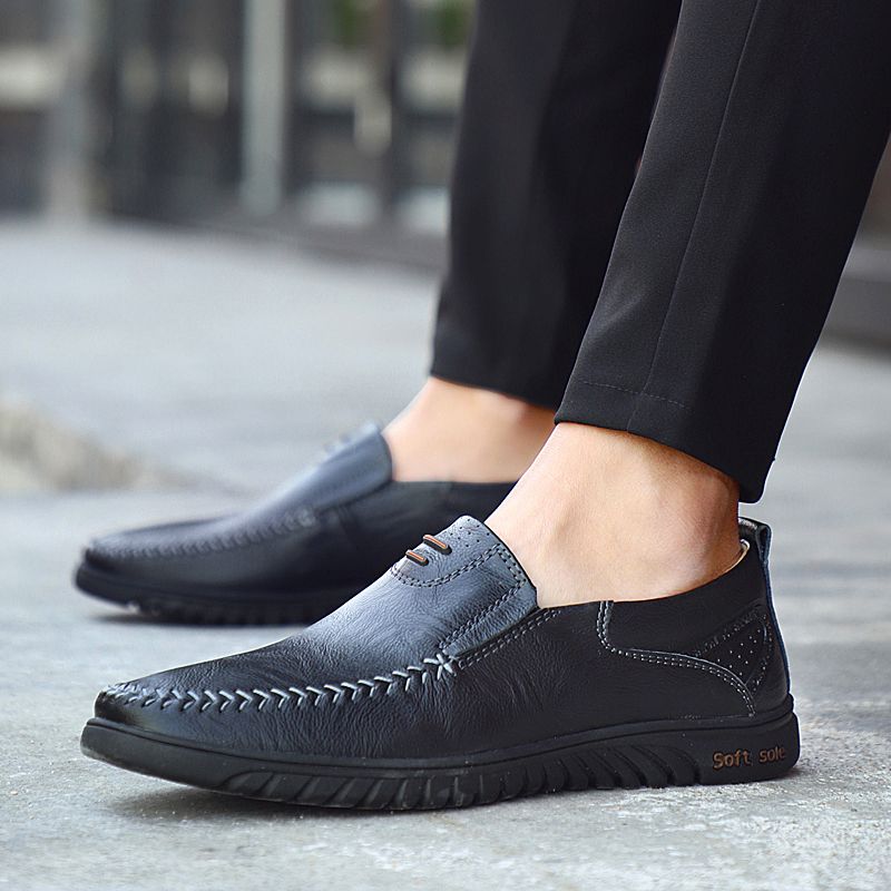 Wyatt Miesten Loafers Vapaa-ajan Kengät - Musta