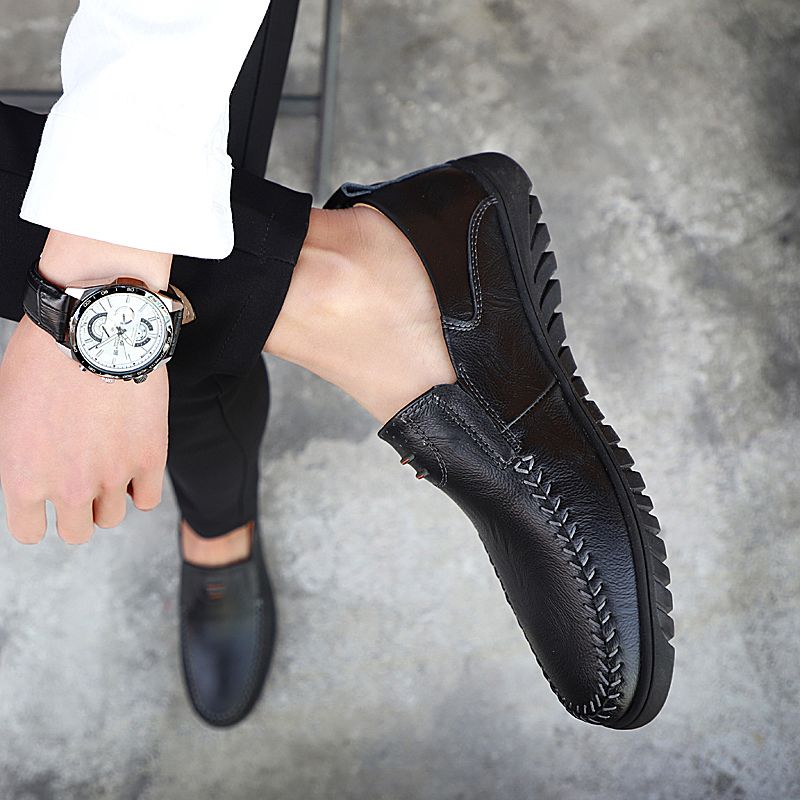 Wyatt Miesten Loafers Vapaa-ajan Kengät - Musta