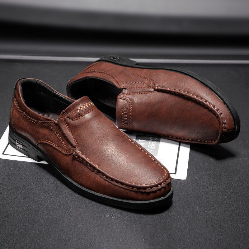 Yagami Miesten Loafer Vapaa-ajan Kengät - Ruskea