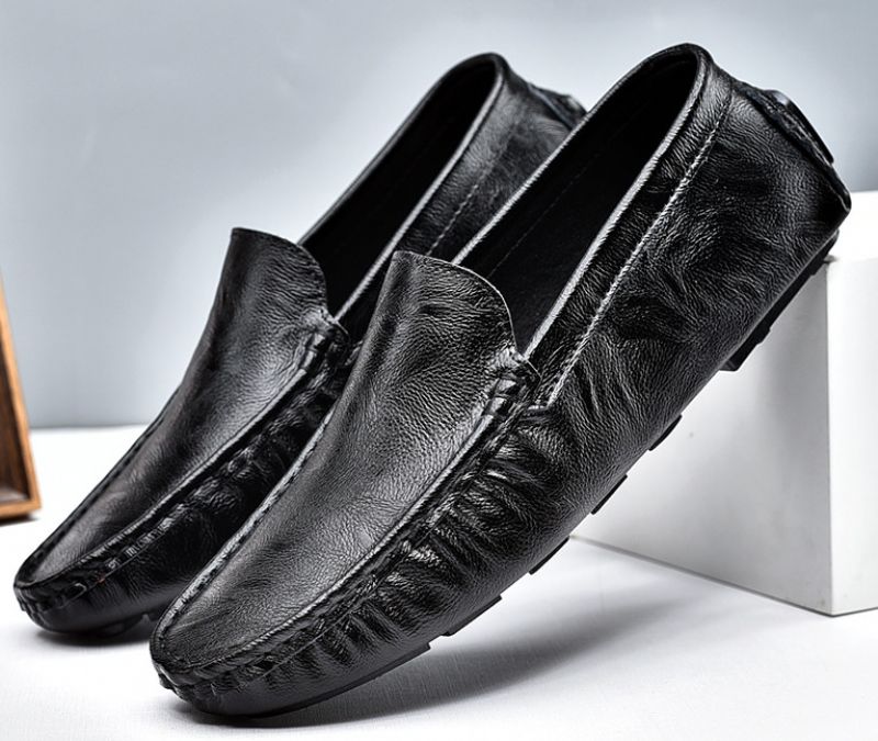 Yan Miesten Loafer Vapaa-ajan Kengät - Kahvi