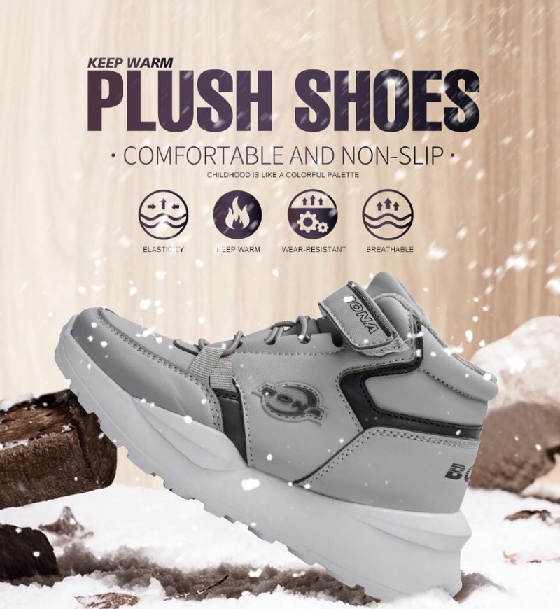 Yeti Unisex Lasten Lämmin Saappaat - Musta