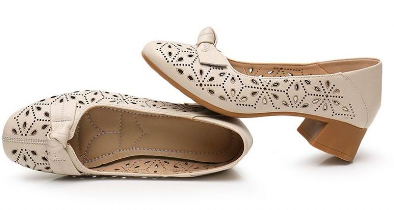 Yisney Naisten Vapaa-ajan Pumput - Beige
