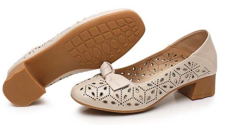 Yisney Naisten Vapaa-ajan Pumput - Beige