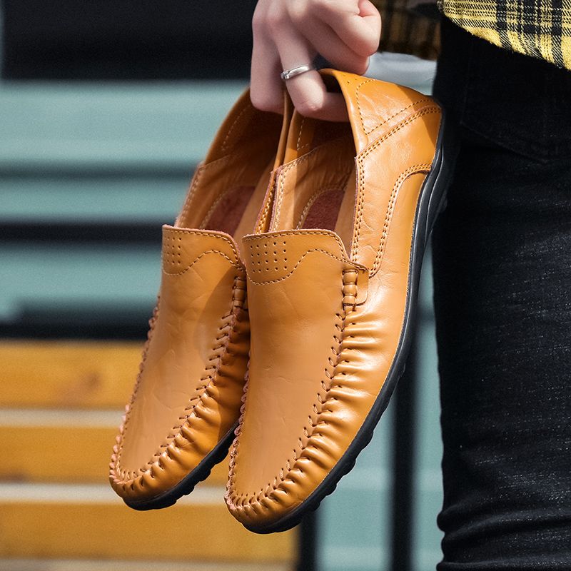 Yosmar Miesten Loafers Vapaa-ajan Kengät - Musta