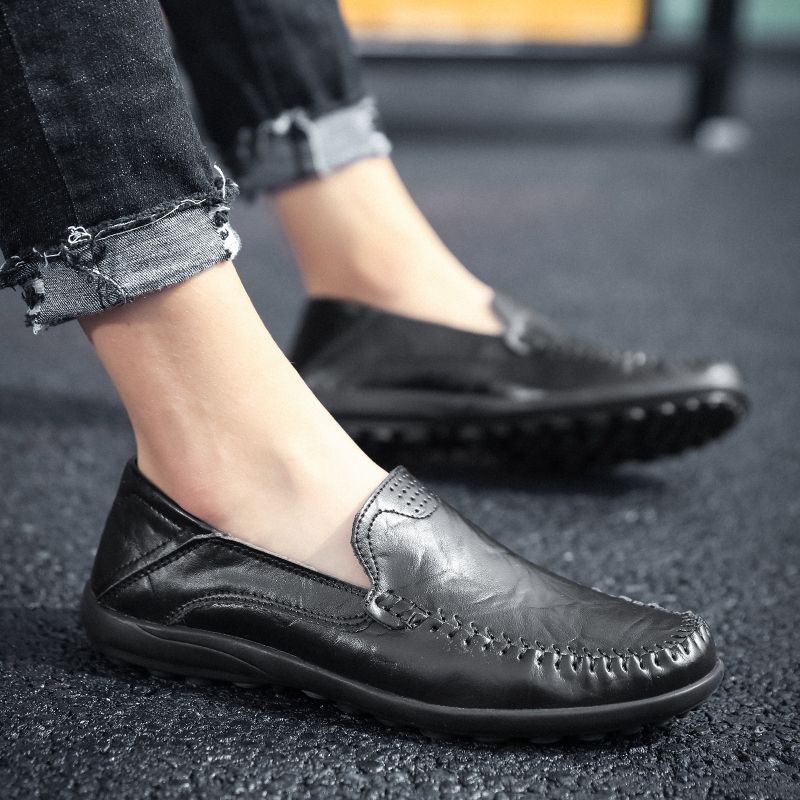Yosmar Miesten Loafers Vapaa-ajan Kengät - Musta