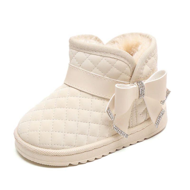 Yuridia Tyttöjen Lumisaappaat - Beige Turkis
