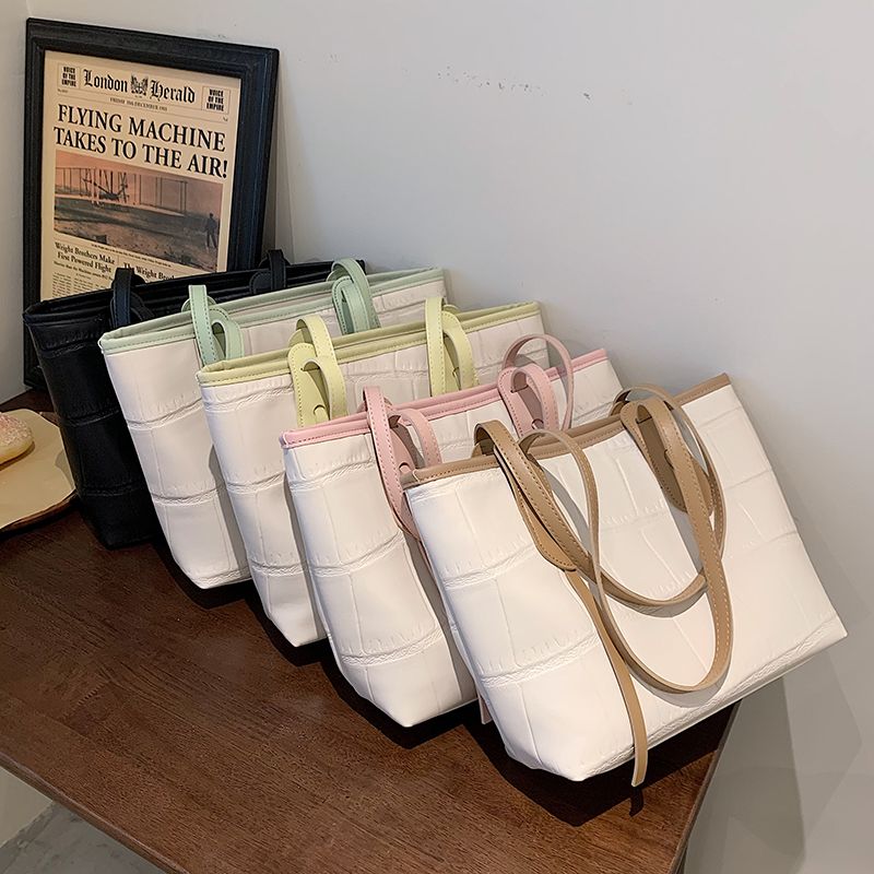 Zalora Naisten Ylellinen Design-nahkainen Olkalaukku - Khaki