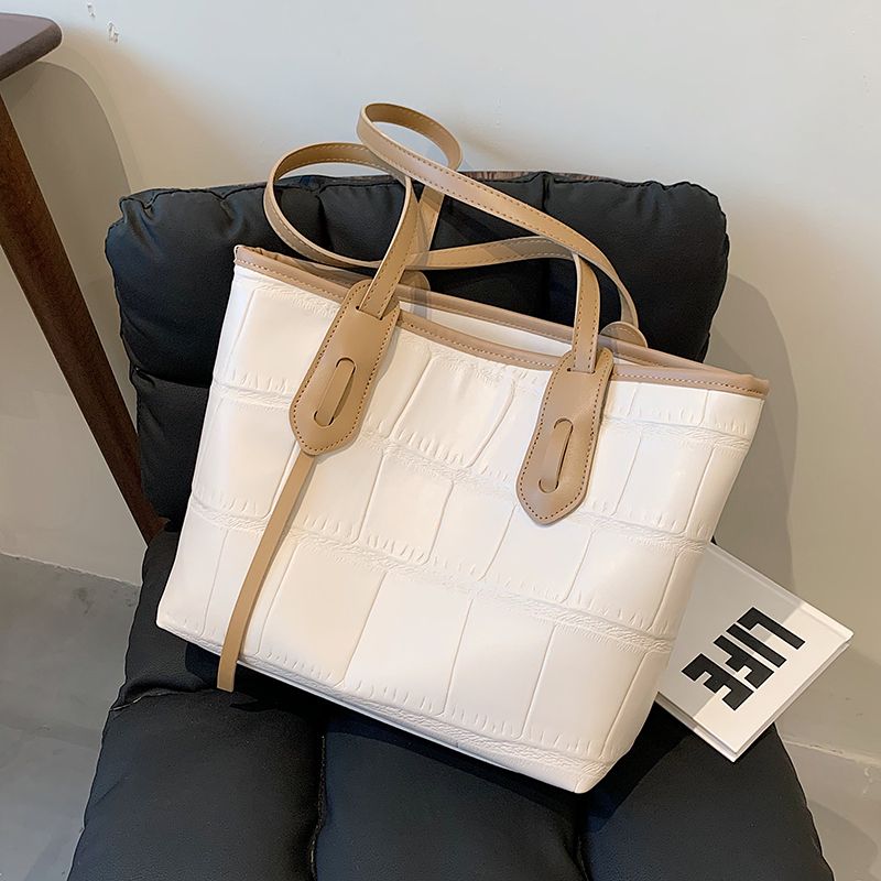 Zalora Naisten Ylellinen Design-nahkainen Olkalaukku - Khaki