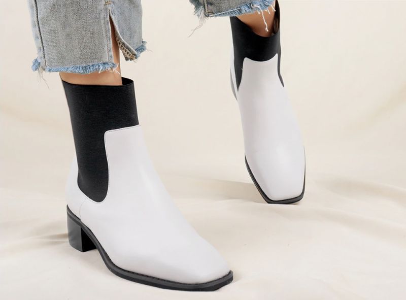 Zegnini Boots Nilkkakorkeus - Valkoinen