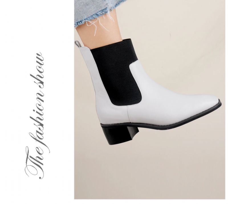 Zegnini Boots Nilkkakorkeus - Valkoinen