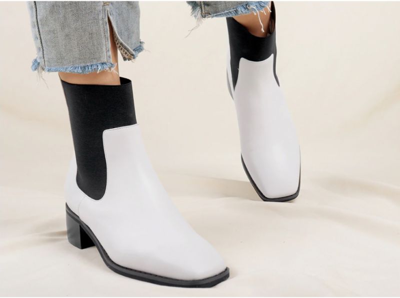Zegnini Boots Nilkkakorkeus - Valkoinen