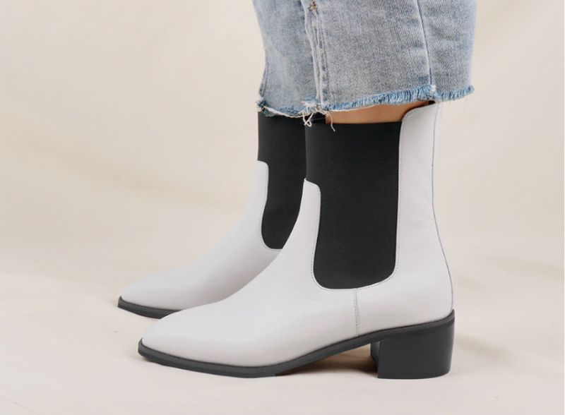 Zegnini Boots Nilkkakorkeus - Valkoinen