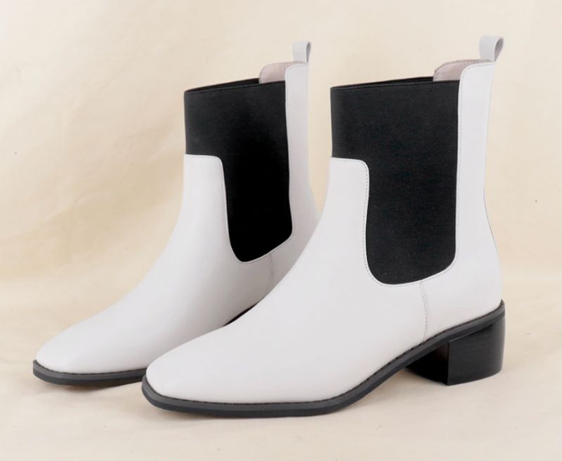 Zegnini Boots Nilkkakorkeus - Valkoinen